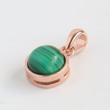 Charger l&#39;image dans la galerie, 925 Sterling Silver Pendant Natural Malachite Labradorite Crystal Agate Opal Moonstone Gem Necklace Women Fashion Jewelry Making
