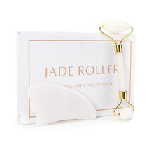 Charger l&#39;image dans la galerie, Rouleau de massage visage quartz blanc - Purify-Home - Massage

