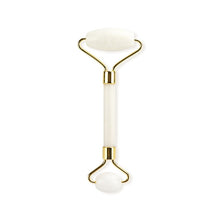 Charger l&#39;image dans la galerie, Rouleau de massage visage quartz blanc - Purify-Home - Massage
