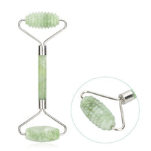 Charger l&#39;image dans la galerie, Natural Xiuyu Facial Massage Roller Guasha Scraping Board Set Double Heads Jade Stone Face Lift Body Slim Neck Thin Lift Tools
