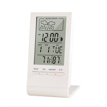 Charger l&#39;image dans la galerie, LCD Digital Thermometer Hygrometer Alarm Clock Calendar Weather Station Desk Clock Temperature Humidity Meter Barometer Indoor#2
