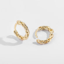 Charger l&#39;image dans la galerie, Punk Rock Gold Color Clip Earrings No Piercing Trendy Link Chain Earcuffs Statement Cartilage Earrings for Women Party Jewelry

