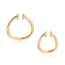 Charger l&#39;image dans la galerie, Punk Rock Gold Color Clip Earrings No Piercing Trendy Link Chain Earcuffs Statement Cartilage Earrings for Women Party Jewelry
