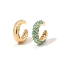 Charger l&#39;image dans la galerie, Punk Rock Gold Color Clip Earrings No Piercing Trendy Link Chain Earcuffs Statement Cartilage Earrings for Women Party Jewelry
