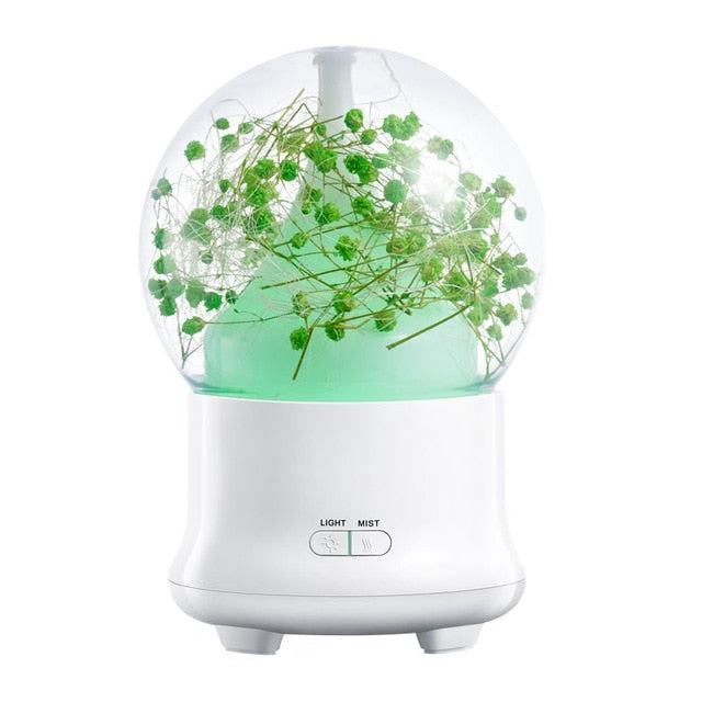 Diffuseur d'huiles essentielles LED fleurs éternelles - Purify-Home - Diffuseurs d'huile essentielle