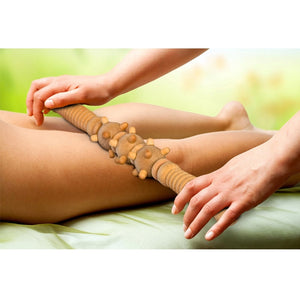 Masseur en bois roue crantée - Purify-Home - Massage
