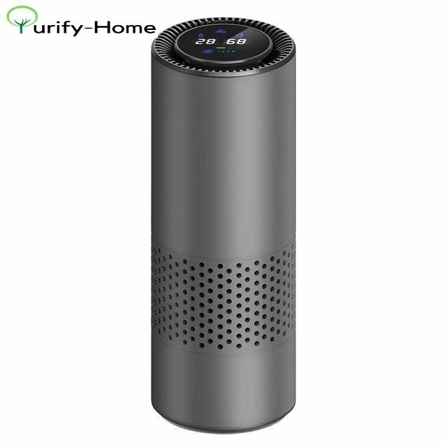 Purificateur d'air à filtre portable en aluminium USB 3 vitesses - Purify-Home - Purificateur d'air Purificateur d'air à filtre Purify-Home Gris anthracite 
